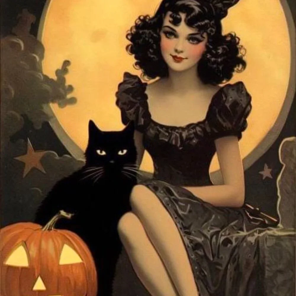 Johanna Parker Halloween Pumpkin Covered Candy Bowl With Spoon NEW